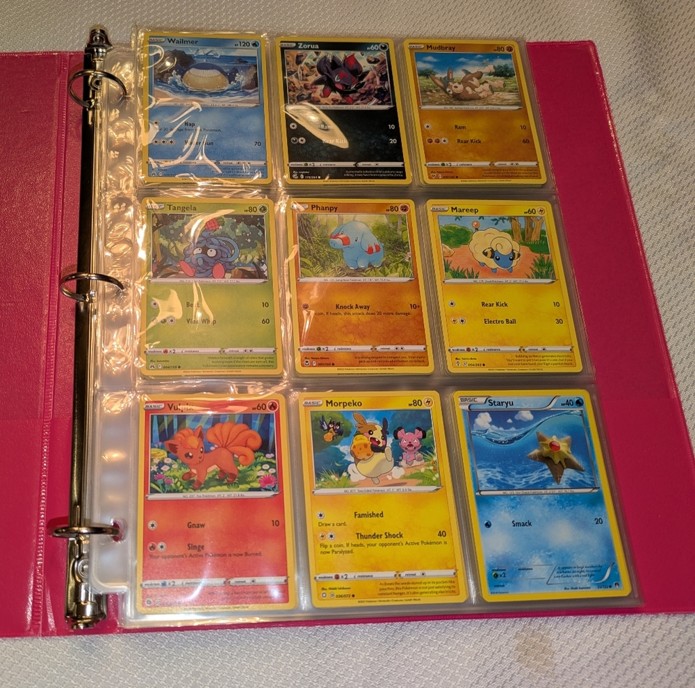 Pokemon Trading Cards Binder Collection 🔥 100 Pokemon Card Lot TCG